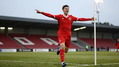 Crewe Alexandra's Joel Ewusi set a new club record as the youngest player and scorer at 16 years and 79 days old in the...