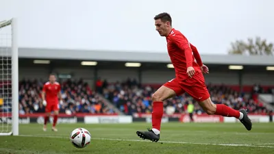 Joshua March scored the winner for Crewe Alexandra by hiding next to the post to intercept a goalkeeper's throw